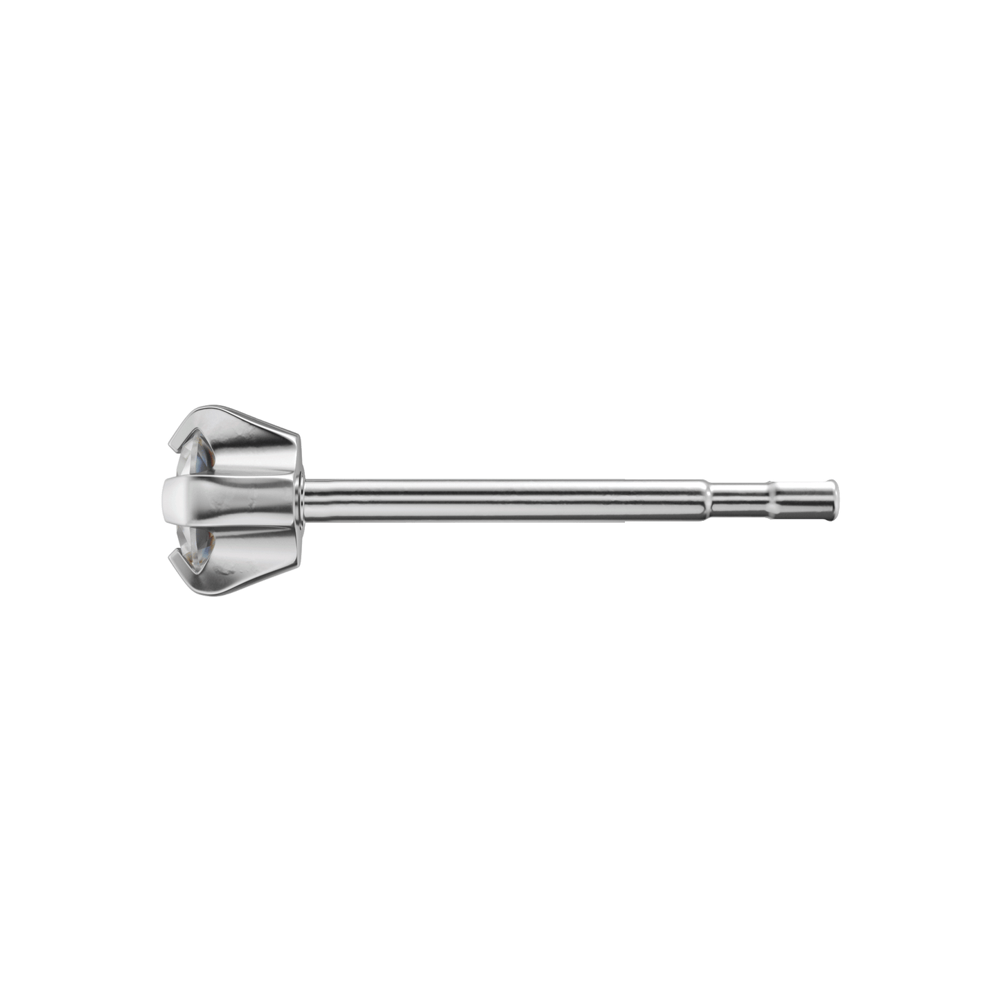 Sensitive by STUDEX® Prong Setting Cubic Zirconia Tube Cube