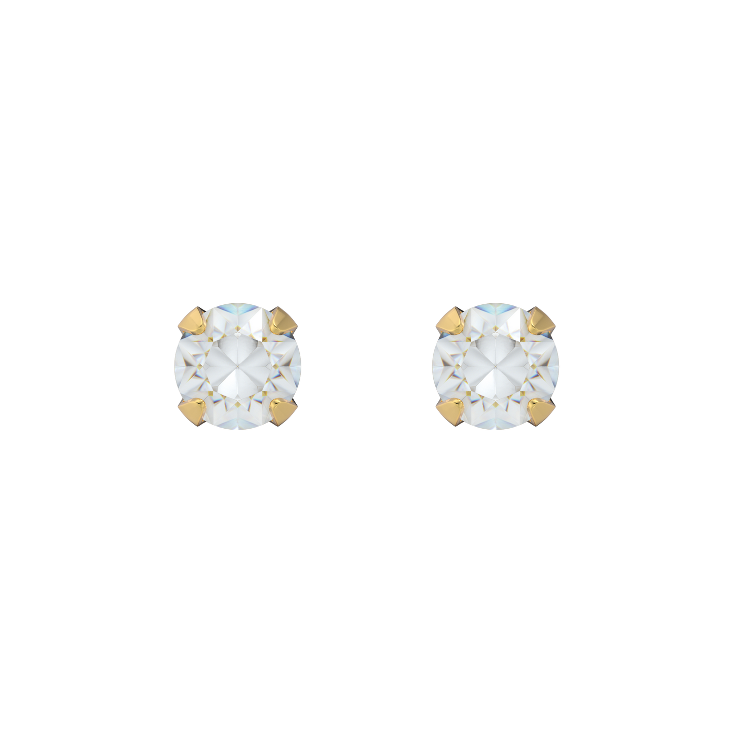 Sensitive by STUDEX® Prong Setting Cubic Zirconia Tube Cube