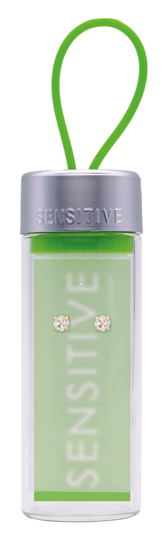 Sensitive by STUDEX® Prong Setting Cubic Zirconia Tube Cube