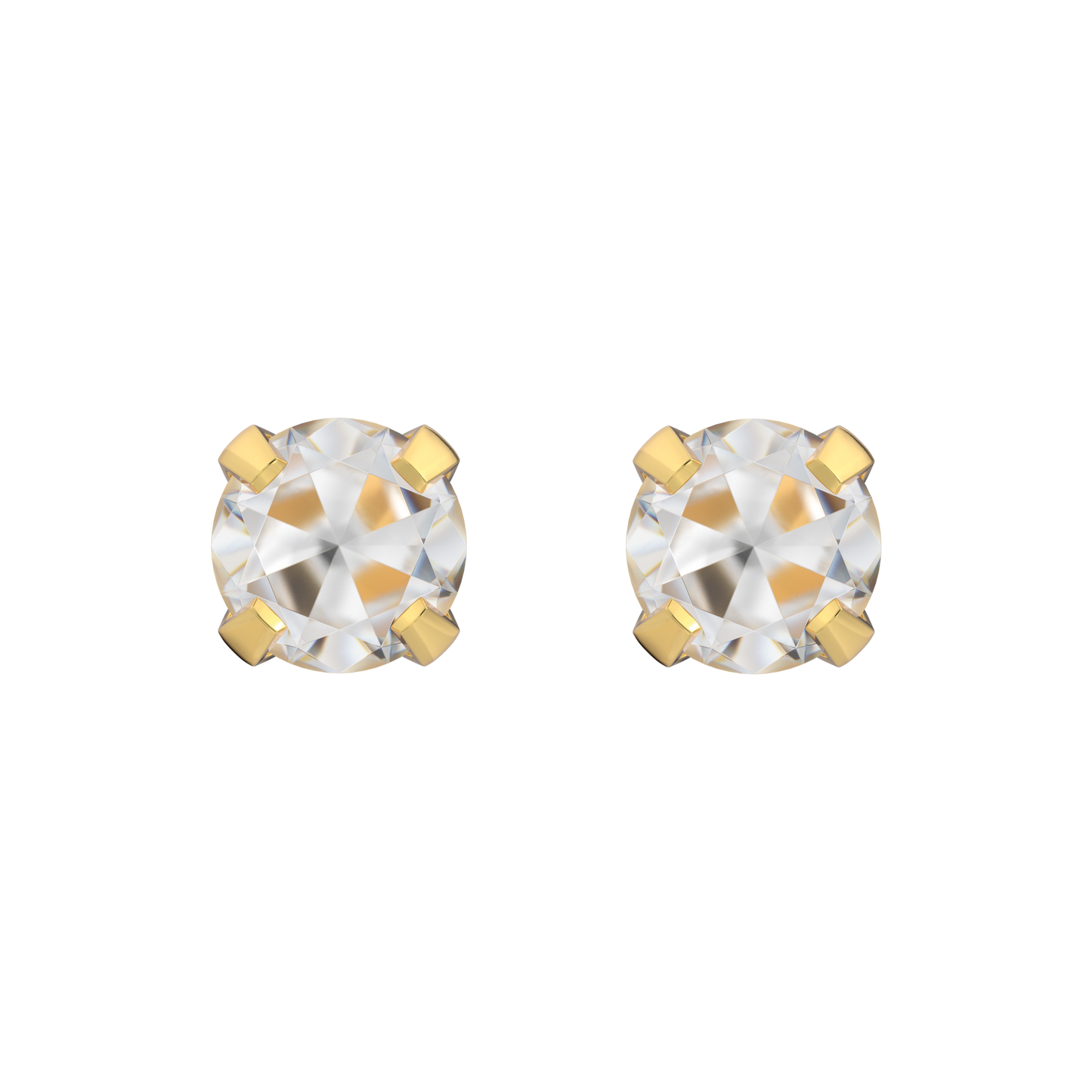 Sensitive by STUDEX® Prong Setting Cubic Zirconia Tube Cube
