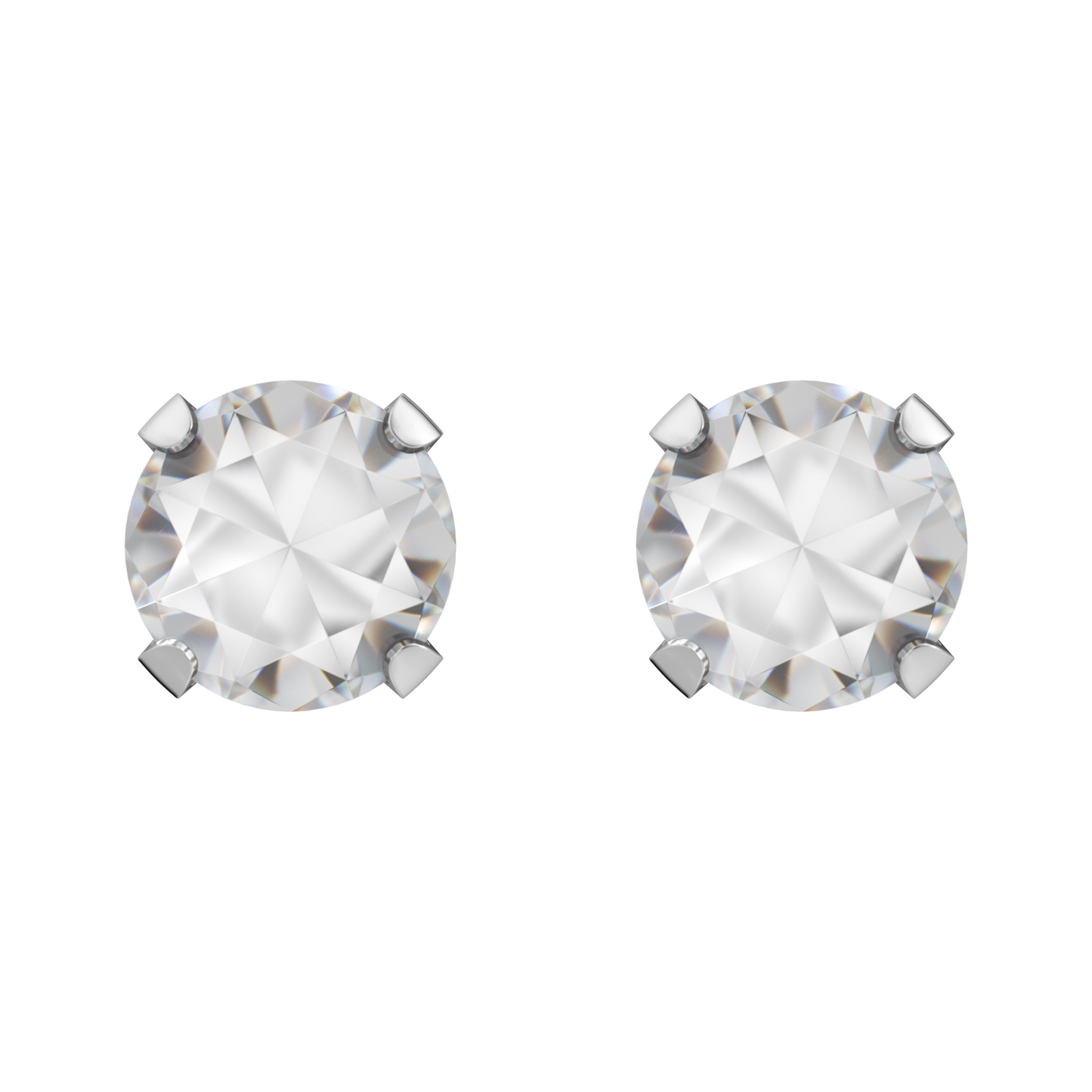 Sensitive by STUDEX® Prong Setting Cubic Zirconia Tube Cube