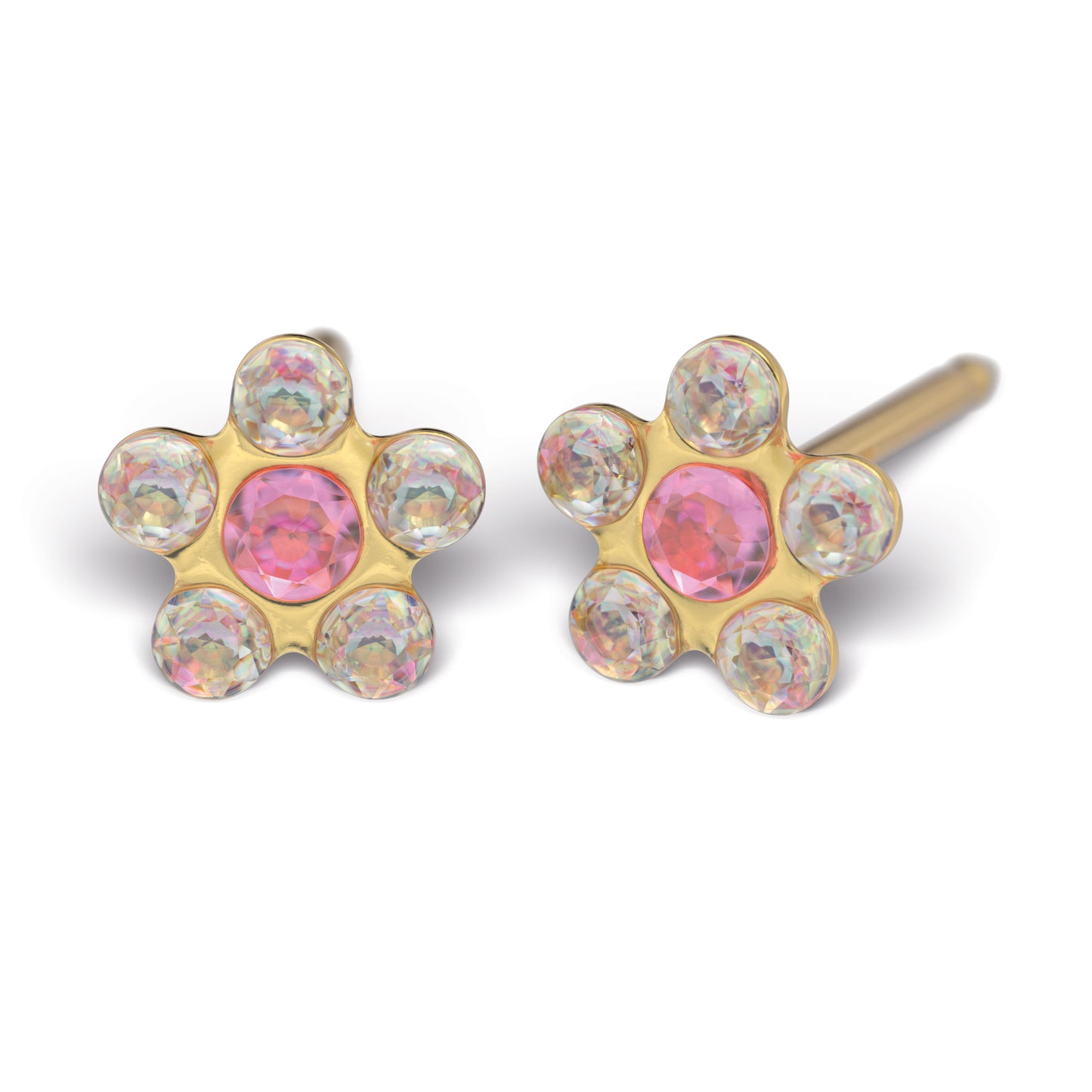 Sensitive by STUDEX® Daisy AB Crystal & Rose -Black Box