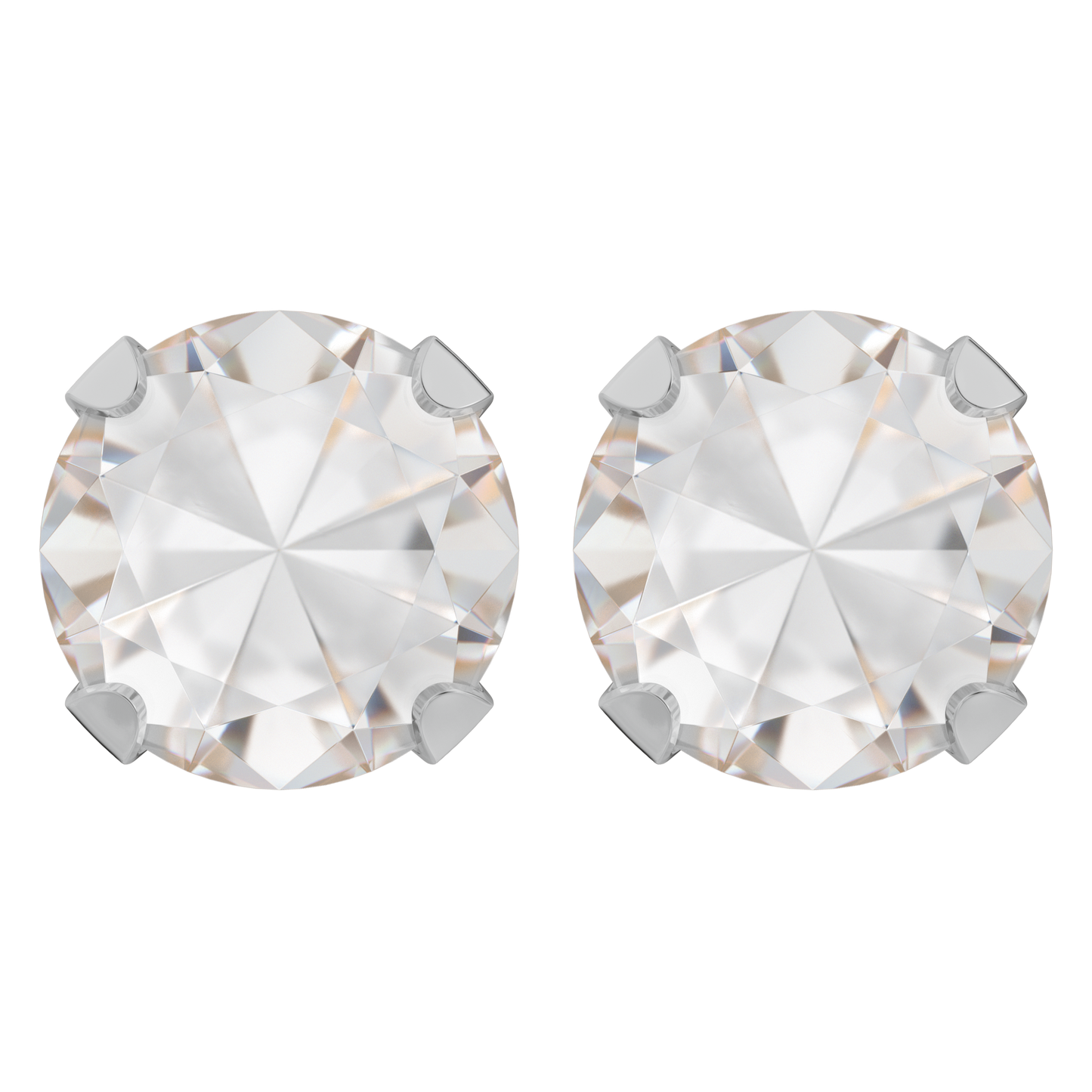 Sensitive by STUDEX® Prong Setting Cubic Zirconia Tube Cube