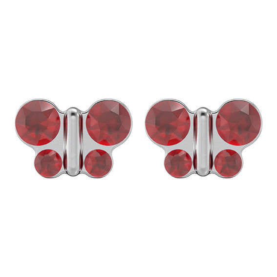 Sensitive by STUDEX® Butterfly July Ruby -Black Box