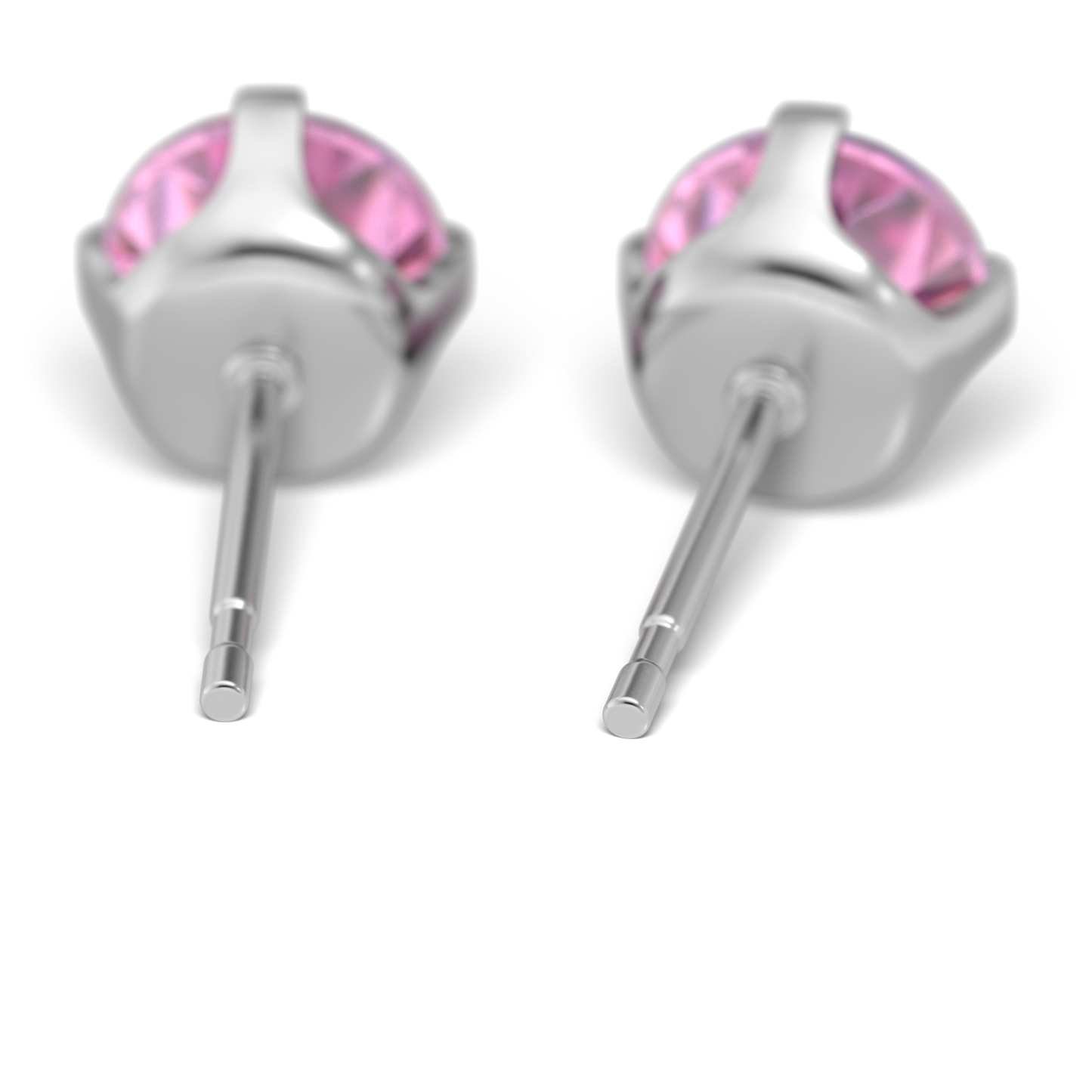 Sensitive by STUDEX® Cubic Zirconia Pink -Black Box