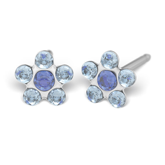 Sensitive by STUDEX® Daisy Sapphire & Light Sapphire -Black Box
