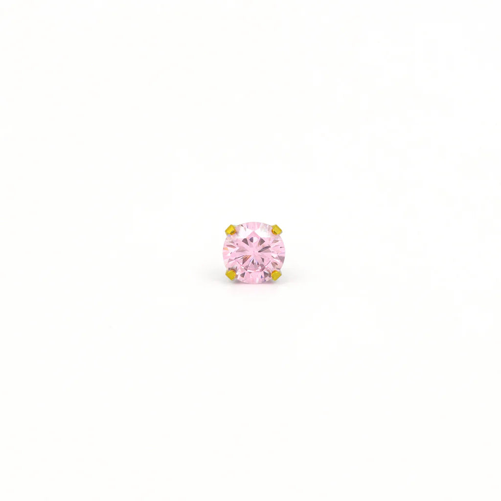 Sensitive by STUDEX® Cubic Zirconia Pink -Black Box