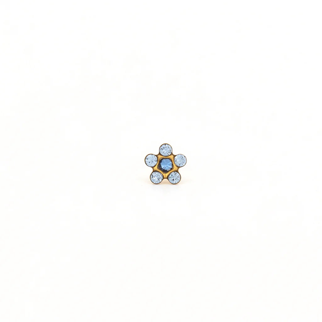 Sensitive by STUDEX® Daisy Sapphire & Light Sapphire -Black Box